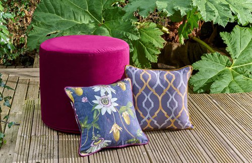 BN13 Bougainvillea - Bonita/Salsa Velvet - Gallery image 1