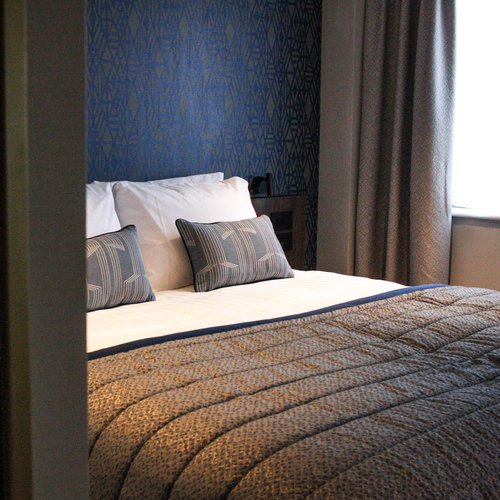 Comet Hotel, Hatfield, Velvet Curtains