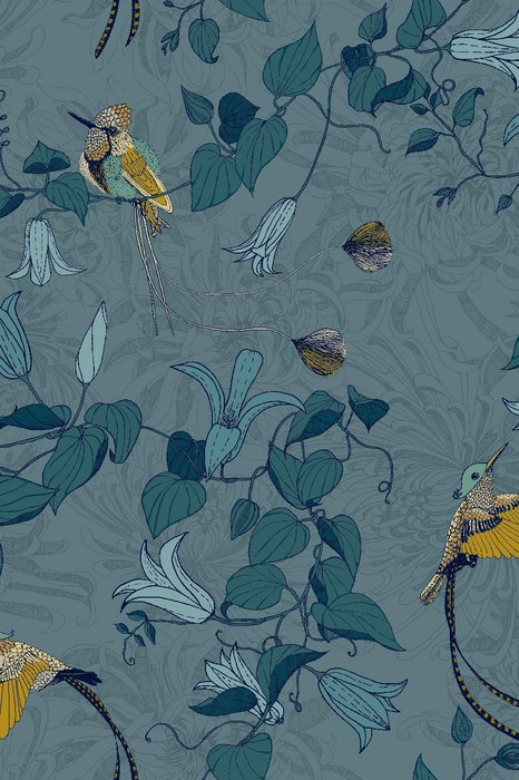 SHB3 Dolphin - Hummingbird - Swatch image