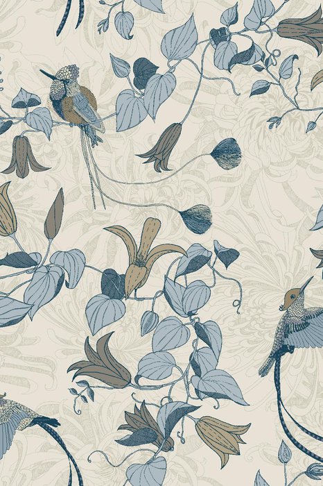 SHB6 Linen - Hummingbird - Swatch image