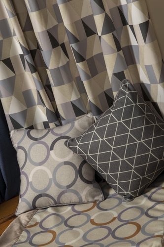 Oslo Prints - Playful Geometric Designs on a choice of base cloths